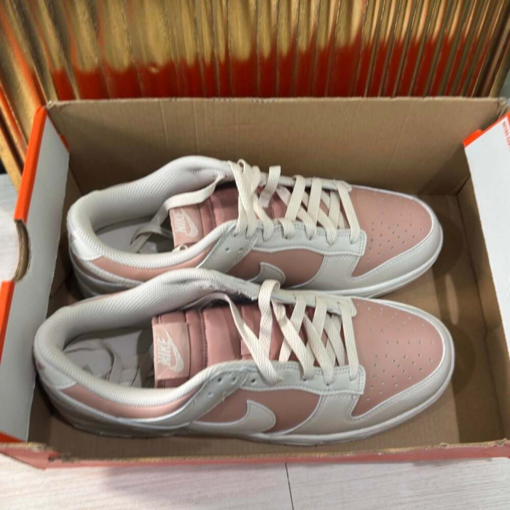 Nike Dunk Low Particle Pink Rosewood Women’s Sneakers – Size 11 - Picture 2 of 8